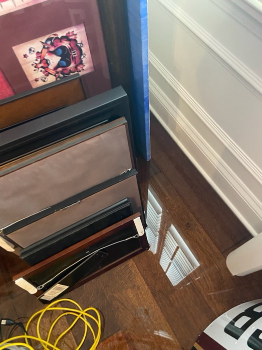 Water and mold damage at the 153 Tate Lane home after the Costco / RXO refrigerator installation — photo 14 of 78