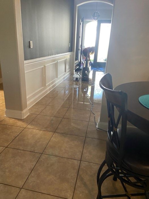 Water and mold damage at the 153 Tate Lane home after the Costco / RXO refrigerator installation — photo 26 of 78