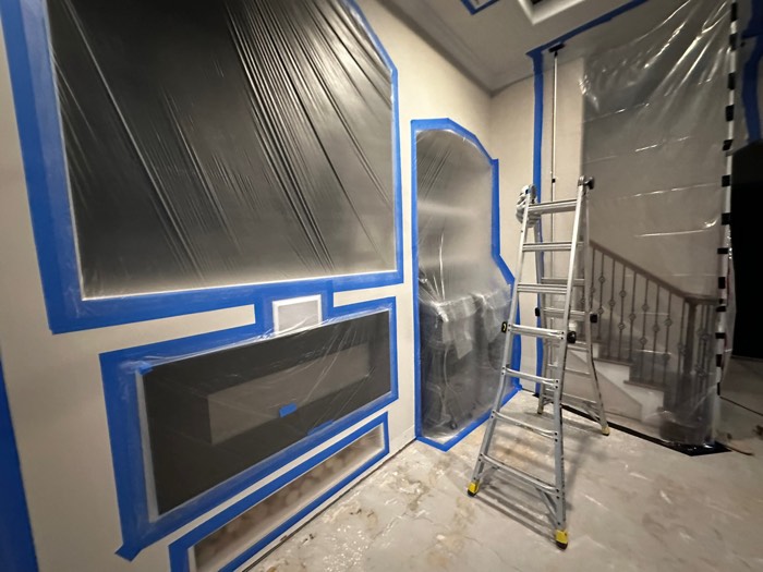 Water and mold damage at the 153 Tate Lane home after the Costco / RXO refrigerator installation — photo 53 of 78