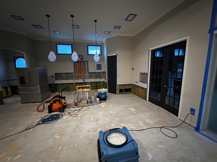 Water and mold damage at the 153 Tate Lane home after the Costco / RXO refrigerator installation — photo 55 of 78