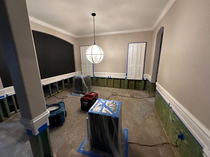 Water and mold damage at the 153 Tate Lane home after the Costco / RXO refrigerator installation — photo 57 of 78