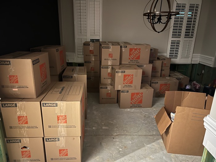 Water and mold damage at the 153 Tate Lane home after the Costco / RXO refrigerator installation — photo 58 of 78