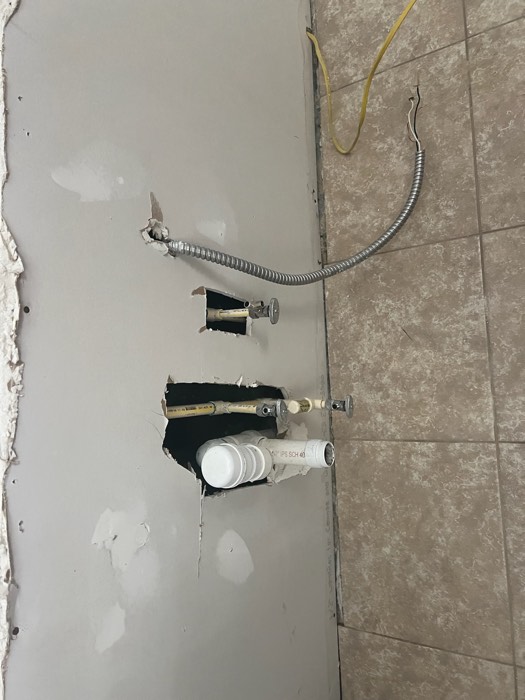 Water and mold damage at the 153 Tate Lane home after the Costco / RXO refrigerator installation — photo 66 of 78