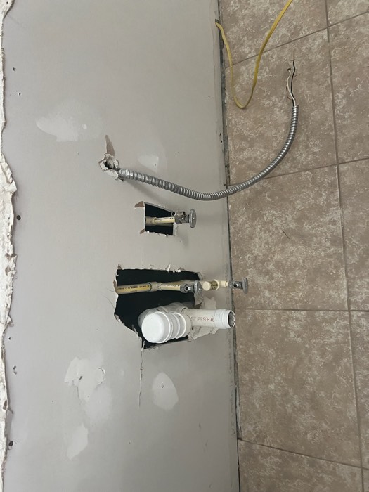 Water and mold damage at the 153 Tate Lane home after the Costco / RXO refrigerator installation — photo 65 of 78