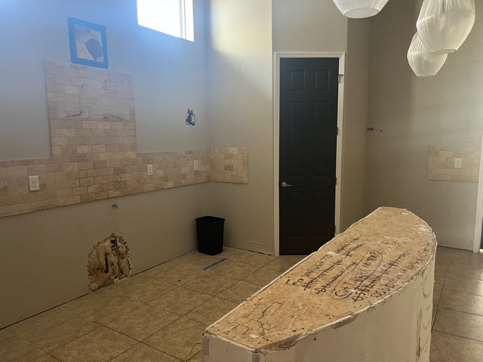 Water and mold damage at the 153 Tate Lane home after the Costco / RXO refrigerator installation — photo 72 of 78